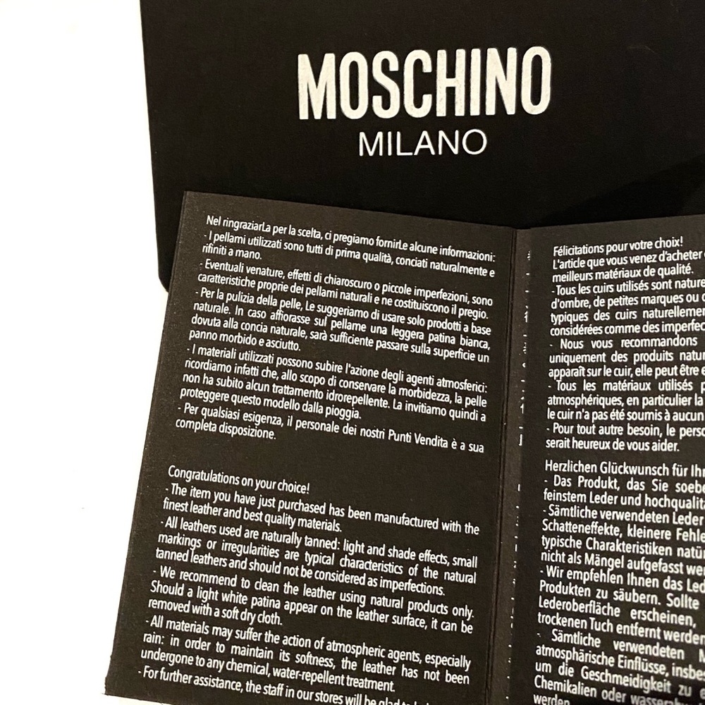 MOSCHINO Red Gold Logo Leather Belt NWT - Picture 11 of 15